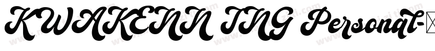 KWAKENN ING Personal字体转换